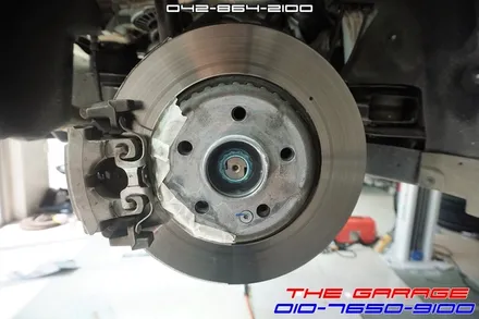 벤츠C클래스 카브리올레 듀플리페인트 캘리퍼 도색후기 / 대전 유성, 세종, 논산