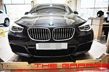 BMW 5GT 보험사고수리 프론트 범퍼 M패키지 바디킷 장착 인스톨 / 대전 유성, 세종, 논산