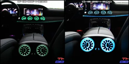 2021년 W213 벤츠E클래스 터빈 송풍구엠비언트 작업 후기 / 대전 유성, 세종, 논산