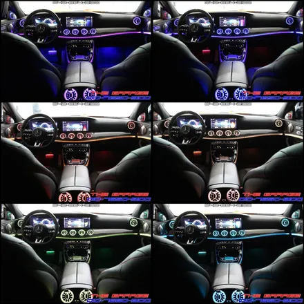 W213 벤츠E클래스 53AMG 송풍구 엠비언트 LED 작업 후기 / 대전 유성, 세종, 논산