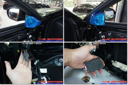 W222 벤츠S클래스 부메스터전동트위터 송풍구엠비언트 작업 / 대전 유성, 세종, 논산