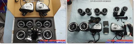 W213 벤츠E클래스 부메스터전동트위터 송풍구엠비언트 작업 / 대전 유성, 세종, 논산