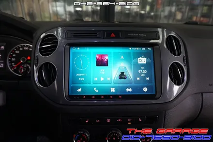 폭스바겐 티구안 마이비V9 안드로이드올인원 후방카메라 작업 후기 / 대전 유성, 세종, 논산