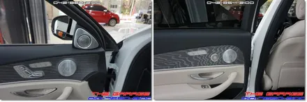 W213 벤츠E클래스 국산전동트위터 엠비언트스피커커버 작업 / 대전 유성, 세종, 논산