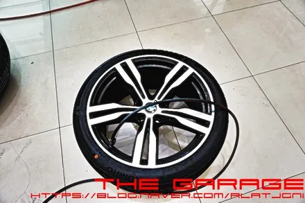 대전세종미쉐린타이어 대전피렐리타이어 대전스노우타이어 대전얼라이먼트 - BMW 6시리즈 금호 WP71 고속발란스 적용 인스톨 / 대전 유성 화암동