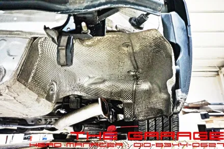 BMW 6시리즈 F12 후면추돌사고 뒤범퍼 카본디퓨져 배기라인 수정작업 / 대전 유성, 세종, 논산
