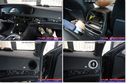 W222 벤츠S클래스 부메스터전동트위터 송풍구엠비언트 작업 / 대전 유성, 세종, 논산