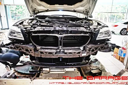 대전세종M6바디킷 대전640D바디킷 대전볼스테이너 대전3d디자인 대전바디킷 - BMW 640d 컨버젼 M6풀바디킷 + 볼스테이너 리얼카본디퓨져 인스톨 / 대전 유성 화암동