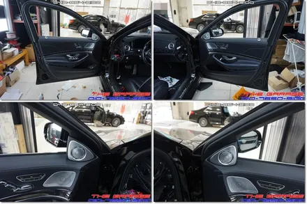 W222 벤츠S클래스 부메스터전동트위터 송풍구엠비언트 작업 후기 / 대전 유성, 세종, 논산