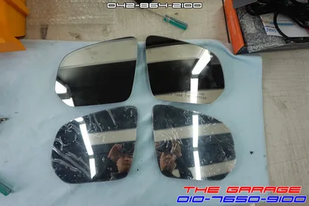 벤츠GLS마이바흐 안전운전 사각지대해소 광각미러 옵틱글래스 작업 / 대전 유성, 세종, 논산