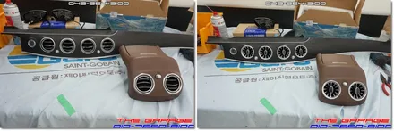벤츠E클래스 부메스터전동트위터 송풍구엠비언트 아이나비QXD1 작업 / 대전 유성, 세종, 논산