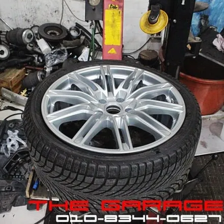 < 포르쉐 카이엔 타이어 +휠 교환작업 > 벤츠얼라이먼트 아우디얼라이먼트 bmw얼라이먼트 사고수리 보험수리 자차보험수리 고속발란스 진동발란스 / 대전 유성 화암동