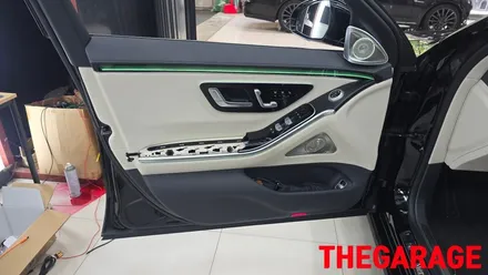 벤츠 W223 S클래스 S450d 피아노트림 시공 / 대전 유성 화암동