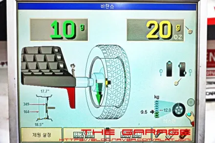 대전세종수입차얼라이먼트 대전얼라이먼트 대전고속바란스 대전진동발란스 - 기아 스팅어 휠진동고속발란스 적용 인스톨 / 대전 유성 화암동