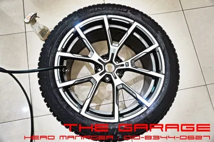 대전세종스노우타이어 대전미쉐린타이어 대전bmw휠 대전벤츠휠 대전아우디휠 - bmw X5 M50d 20인치M8디자인휠 + 미쉐린스노우타이어 적용 인스톨 / 대전 유성, 세종, 논산