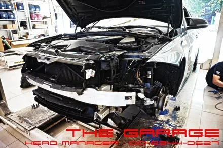< BMW 3시리즈 > F30 M3바디킷 사고 보험수리 작업 인스톨 / 대전 유성, 세종, 논산