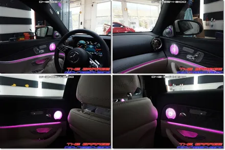 W213 벤츠E클래스 국산전동트위터 엠비언트스피커커버 작업 / 대전 유성, 세종, 논산