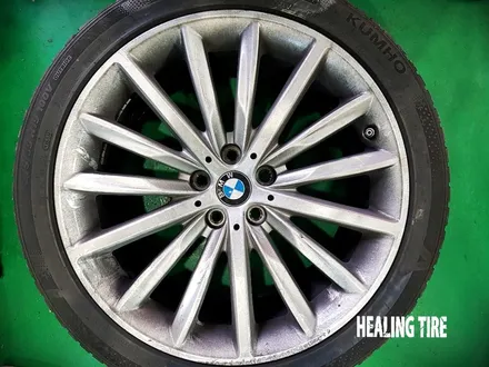 bmw 5시리즈 신형 g30 럭셔리 19인치 휠복원~! 구리타이어 남양주타이어 의정부타이어 휠복원 휠수리 다산동타이어 / 남양주, 강동, 하남, 송파