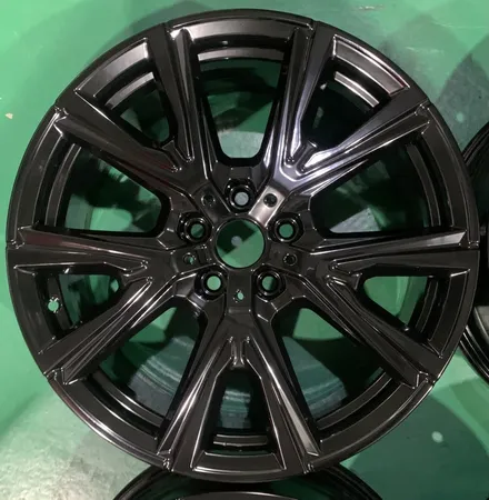 남양주 휠복원/구리 휠복원/ 분체도장 BMW1시리즈 주차기스휠복원 매트블랙 도장 작업 / 남양주, 강동, 하남, 송파