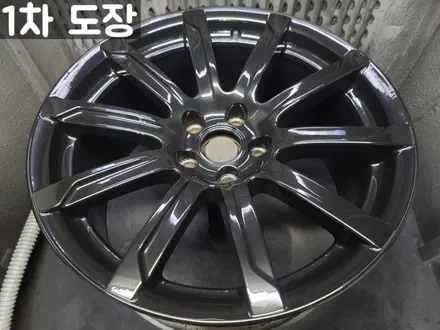 하남 구리 남양주 다산동 힐링타이어에서 \'아우디 A4\' 18인치 휠복원 고스트크롬 휠도장 + 레드 캘리퍼 도색 동시진행 후기!! / 남양주, 강동, 하남, 송파