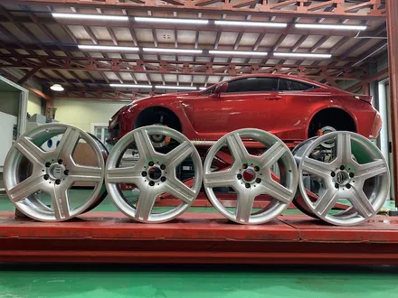 별내 벤츠 S500 19인치 휠복원및 고스트크롬 도색 작업 과정 / 남양주, 강동, 하남, 송파