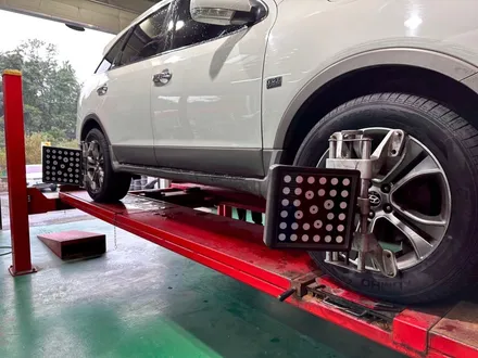 의정부 휠복원 휠수리 현대 베라크루즈 금호 크루젠 HP51 255/55R18 타이어 교체 및 얼라이먼트 작업 / 남양주, 강동, 하남, 송파