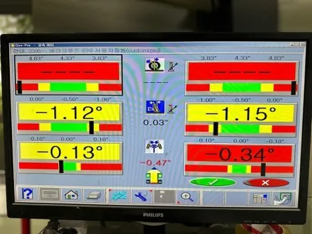 의정부 휠복원 휠수리 현대 베라크루즈 금호 크루젠 HP51 255/55R18 타이어 교체 및 얼라이먼트 작업 / 남양주, 강동, 하남, 송파