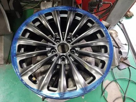 [오남리 진접] ●bmw 750● 고스트크롬 분체도장 휠복원 - 휠복원가격 안내 / 남양주, 강동, 하남, 송파