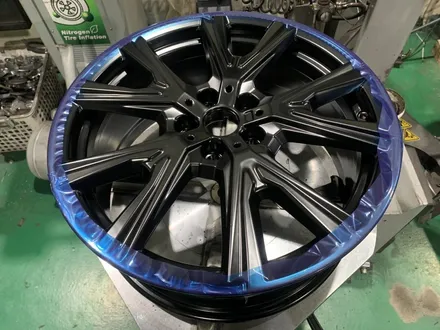남양주 휠복원/구리 휠복원/ 분체도장 BMW1시리즈 주차기스휠복원 매트블랙 도장 작업 / 남양주, 강동, 하남, 송파