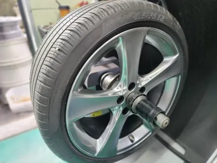 남양주휠복원 제네시스G80 20인치휠복원및 고스트크롬 분체도장 작업 / 남양주, 강동, 하남, 송파