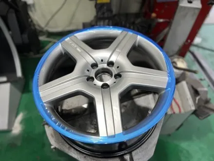 별내 벤츠 S500 19인치 휠복원및 고스트크롬 도색 작업 과정 / 남양주, 강동, 하남, 송파