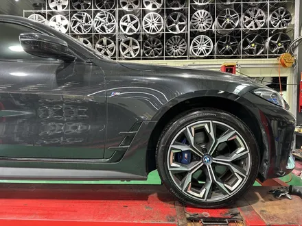 구리 별내 휠복원 휠수리 bmw i4 윈터 스노우 타이어 교체 작업 / 남양주, 강동, 하남, 송파