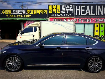 제네시스 g380 19인치 휠 교체!!/제네시스g80 휠교체작업/휠복원/남양주휠복원/힐링타이어/남양주 힐링타이어/휠타이어/남양주타이어/남양주휠타이어/구리타이어/덕소타이어/평내/호평 / 남양주, 강동, 하남, 송파
