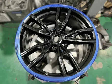 남양주 휠복원/잠실휠복원 bmw3시리즈 g바디 신형 분체도장 매트블랙 작업 과정을 소개 합니다. / 남양주, 강동, 하남, 송파