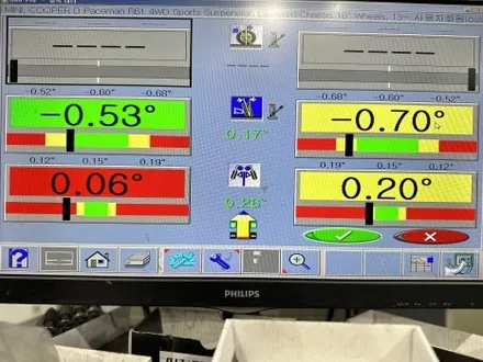 구리 별내 미니 클럽맨 17인치및 금호 솔루스 225/45ZR17 타이어 교체 및 얼라이먼트 작업 / 남양주, 강동, 하남, 송파
