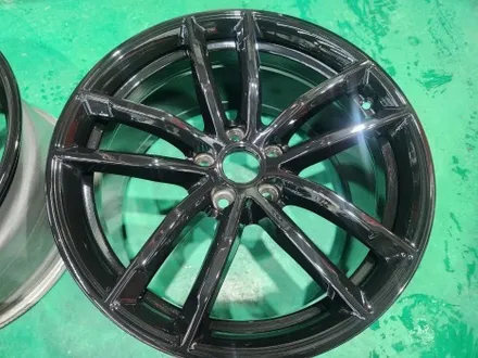 구리/남양주_ BMW5시리즈 유광블랙 휠복원 분체도장/남양주휠복원 /휠수리/도색 / 남양주, 강동, 하남, 송파