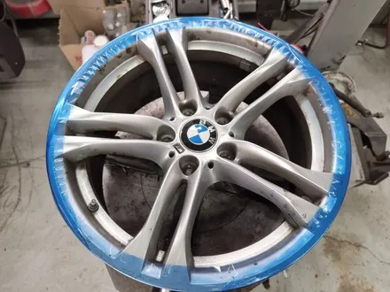 [남양주 타이어펑크] ●bmw5시리즈● 지렁이 후 타이어 바람 새는 현상으로 버섯패치 진행 / 남양주, 강동, 하남, 송파