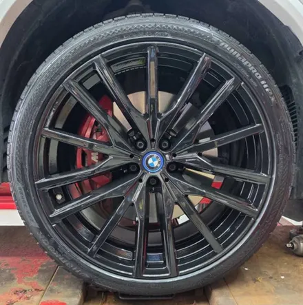 남양주 BMW X5 휠상처 복원 및 한국타이어 HPX 275 35 22 타이어 교체 후기 / 남양주, 강동, 하남, 송파