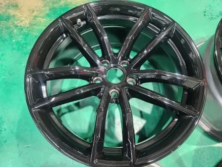 구리/남양주_ BMW5시리즈 유광블랙 휠복원 분체도장/남양주휠복원 /휠수리/도색 / 남양주, 강동, 하남, 송파