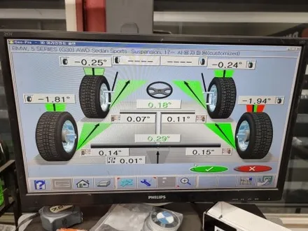 245/45R18-275/40R18 bmw 5시리즈 에어s 타이어 장착 및 얼라이먼트 / 남양주, 강동, 하남, 송파