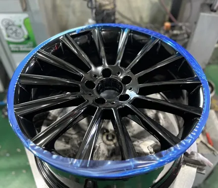 남양주 휠복원/ 다산동휠복원/ 벤츠C43 AMG 휠크랙수리및 분체유광블랙 복원도장 작업과정을 소개 합니다. / 남양주, 강동, 하남, 송파