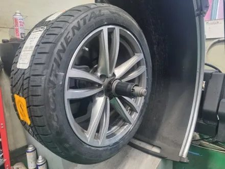 상봉 중랑 _BMW 620D 콘티넨탈 ExtremeContact DWS06 PLUS 2454519-2754019 타이어교체 & 얼라이먼트점검 작업 _ 남양주타이어교체/ 남양주휠복원 / 남양주, 강동, 하남, 송파
