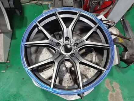 구리 남양주 _ 도요타 캠리 19인치 고스트크롬 휠복원 도색 분체도장 작업 _  남양주휠복원 / 남양주휠수리 / 남양주캘리퍼도색 / 남양주, 강동, 하남, 송파