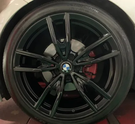 bmw휠복원 - 매트블랙 분체도장 휠복원 후기 / 남양주, 강동, 하남, 송파
