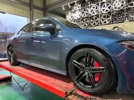 망우/남양주 _ 벤츠 CLA45S amg 19인치 유광블랙 휠복원 도색 분체도장_ 남양주휠복원/ 남양주휠수리/휠수리 / 남양주, 강동, 하남, 송파