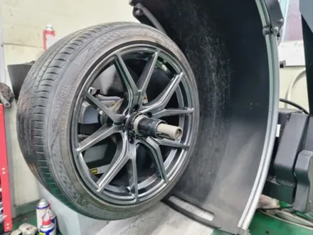 구리 남양주 _ 도요타 캠리 19인치 고스트크롬 휠복원 도색 분체도장 작업 _  남양주휠복원 / 남양주휠수리 / 남양주캘리퍼도색 / 남양주, 강동, 하남, 송파