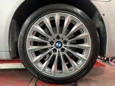 구리 bmw 7시리즈 19인치 하이퍼 실버 휠복원 도색작업 / 남양주, 강동, 하남, 송파