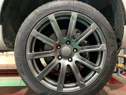 성수동 휠복원 아우디 q7 20인치 분체도장 고스트크롬도색 / 남양주, 강동, 하남, 송파