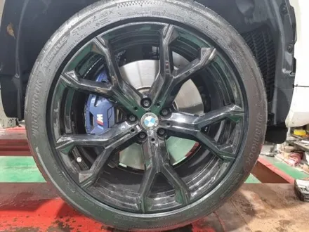 [강남 역삼] ●bmw x5● 유광블랙 휠복원 / 벤투스 s1evo2 275 4521 315 35 21타이어교체 / 남양주, 강동, 하남, 송파