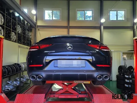 남양주 구리 벤츠 cls 53 amg 20인치 레드컬러 캘리퍼도색/ 글라스블랙 휠도색 후기!!! / 남양주, 강동, 하남, 송파
